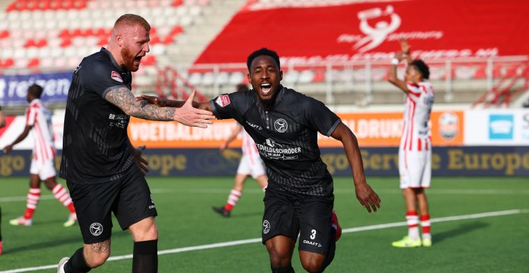 Almere City is de nieuwe nummer twee van de KKD na interessante wedstrijd in Oss