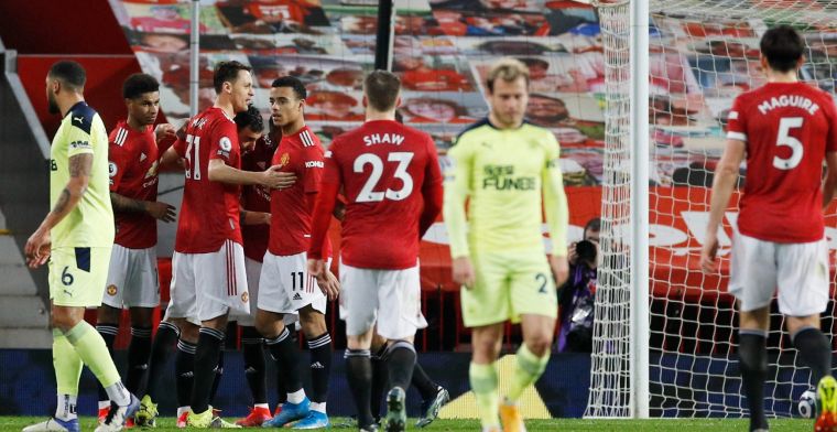 Man U overtuigt niet, maar blijft op koers voor hoogst haalbare in Premier League