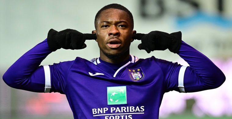 Amuzu over zijn toekomst bij Anderlecht: Alleen door de grote poort