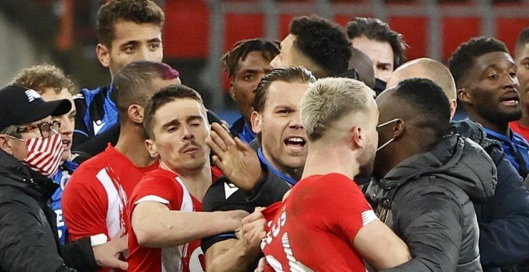 Vormer in de clinch met Standard-speler Raskin: 'Zwijgen jij'