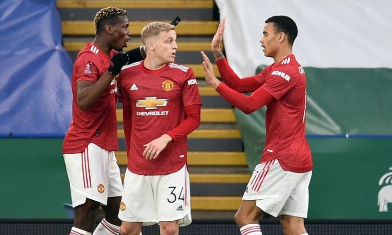 Van de Beek belangrijk voor United tegen Leicester: 'Dit is echt klasse' Afbeelding: Van de Beek belangrijk voor United tegen Leicester: 'Dit is echt klasse'