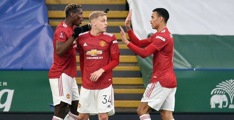 Van de Beek belangrijk voor United tegen Leicester: 'Dit is echt klasse'