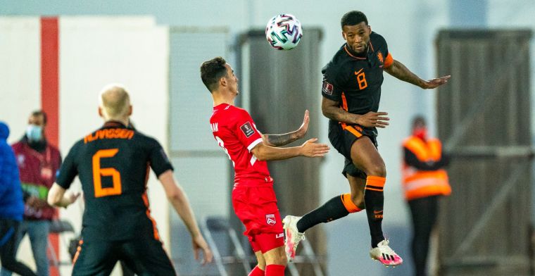 Wijnaldum viert zevenklapper Oranje niet: 'Toch wel een beetje teleurgesteld'