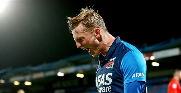 AZ komt snelle rode kaart Koopmeiners te boven en legt druk bij PSV