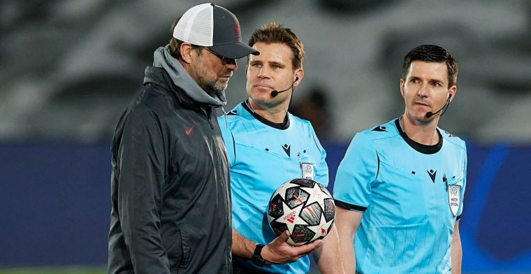 Klopp valt scheidsrechter aan: 'Ik zou bijna denken dat het iets persoonlijks was'
