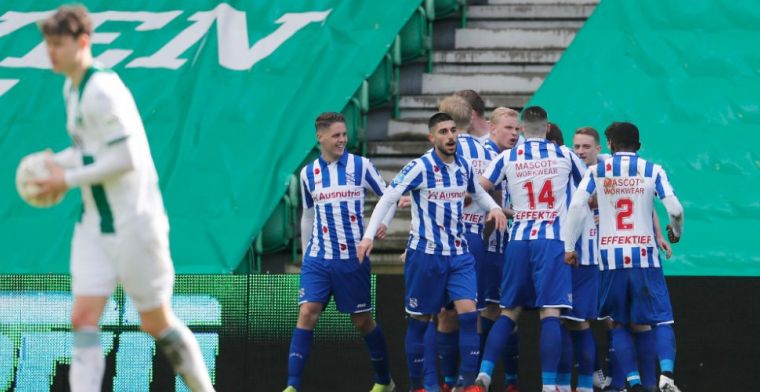 Robben kan het verschil niet maken voor Groningen, Heerenveen pakt volle buit