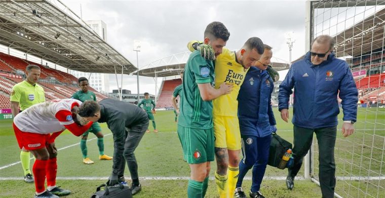 Bijlow toch onzeker voor cruciaal duel met Vitesse: 'Is blijkbaar wel pijnlijk'