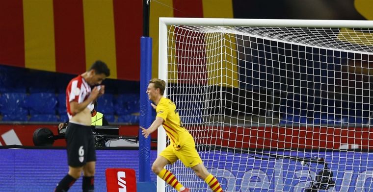 Koeman wint eerste prijs met Barcelona dankzij excellerende Frenkie de Jong