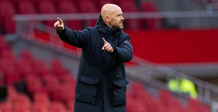 Ten Hag fronst zijn wenkbrauwen: 'Een grote fout, dat is duidelijk toch?'