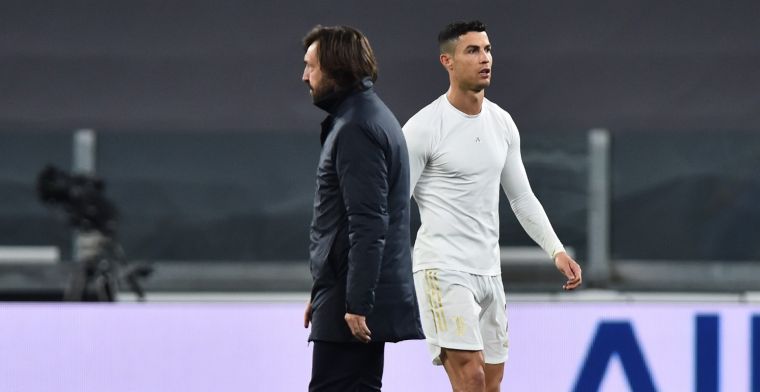 Ronaldo duikt weer weg en moet het ontgelden: Pirlo overweegt in te grijpen