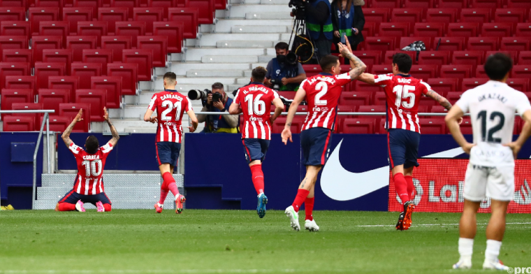 Atlético Madrid is weer koploper van Spanje, FC Barcelona staat acht punten achter