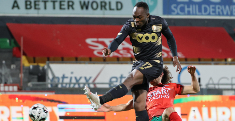 Jackson Muleka is in bloedvorm en scoort voor de zesde wedstrijd op rij