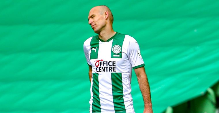 Robben maakt zich zorgen en is kritisch op FC Groningen: 'Ik kan niet toveren'