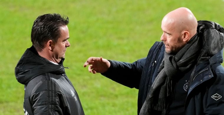 Overmars over 'managen' van Ten Hag: 'Ging niet zonder slag of stoot bij Martínez'