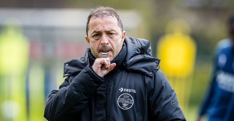 Petrovic keert na acute hernia terug bij Willem II: 'Good to have you back'