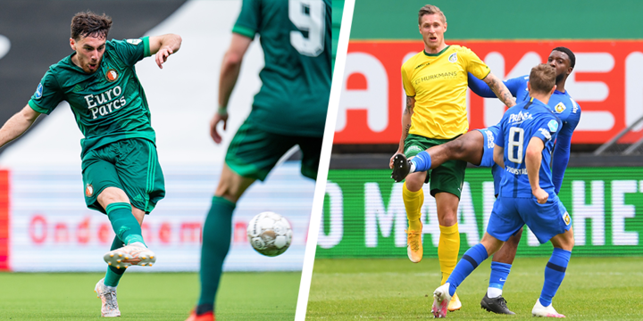 Vitesse ondanks averij Europa in, Feyenoord knoeit en gaat de play-offs in