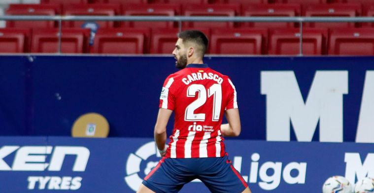 Wanneer Carrasco scoort bij Atlético Madrid is het zeker van puntengewin