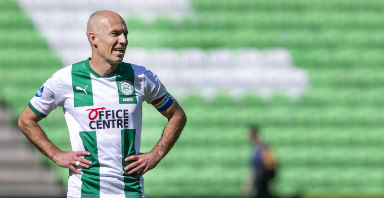 Robben niet van partij in laatste competitieduel van seizoen bij Groningen