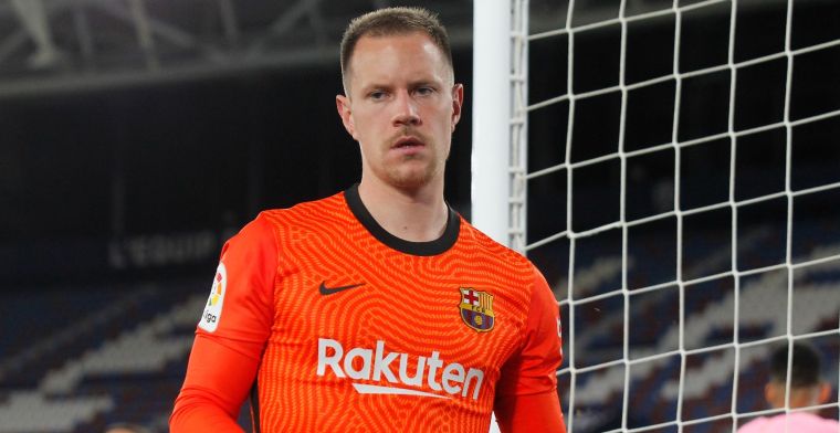 Ter Stegen laat zich behandelen voor oude kwetsuur en zet zelf streep door het EK