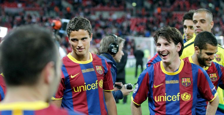 Afellay: 'Ik kreeg de maaltijden niet door mijn keel, Messi moest vaak overgeven'