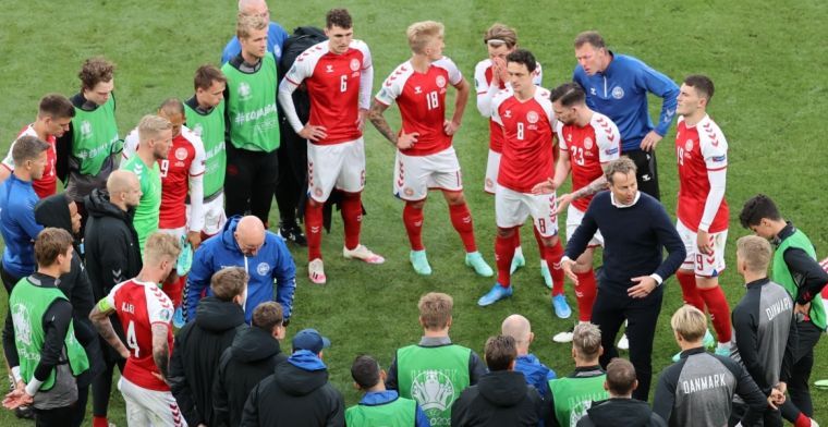 EK-landen komen met knappe video voor Eriksen: Je hebt ons doen schrikken