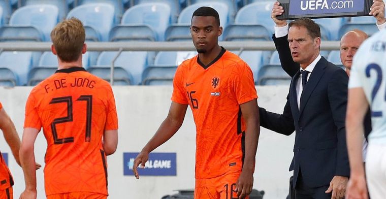 Gravenberch kijkt ogen uit bij Oranje: 'De goede dingen die hij doet pik ik op'