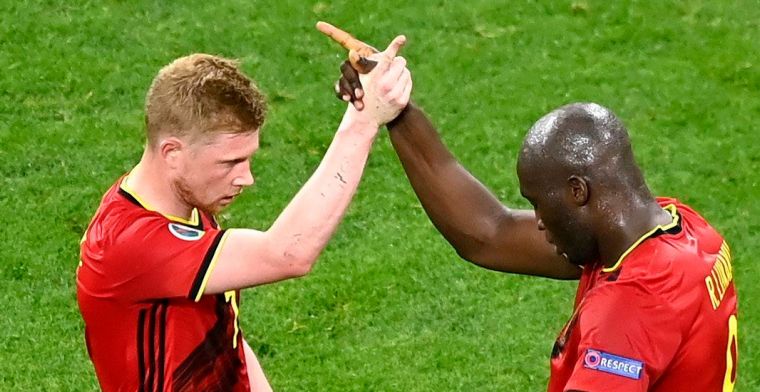 Lukaku en De Bruyne doen iconische viering nog eens over