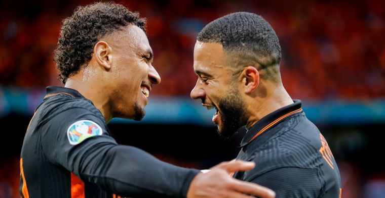Maduro voorspelt Oranje-basisplaats: 'Héle training aan het lachen met Memphis'