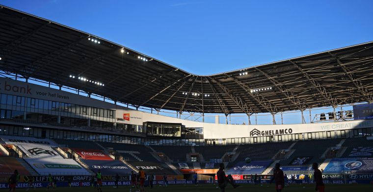 KAA Gent speelt eerste twee thuiswedstrijden met publiek in bubbels