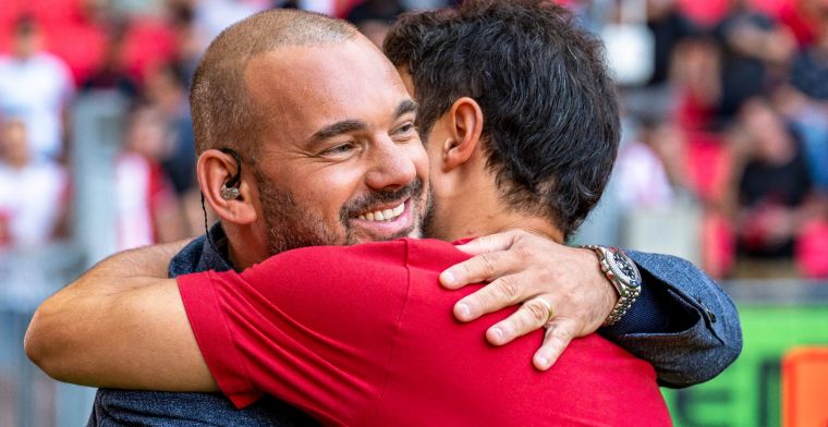 Sneijder lokt geprikkelde reactie Elia uit: 'Daar heb ik helemaal schijt aan'