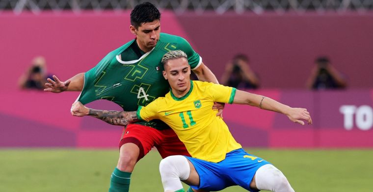 Brazilië benut alle strafschoppen: Ajax-aanvaller Antony naar Olympische finale