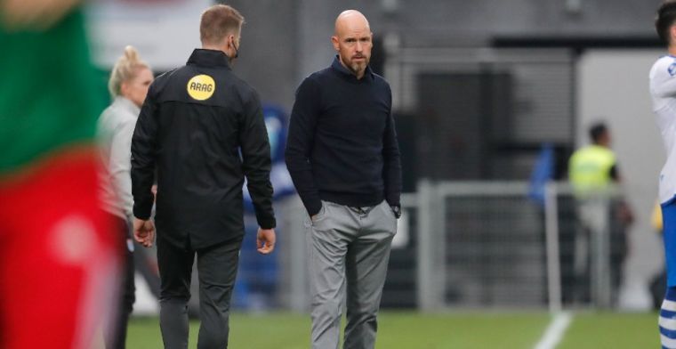 Ten Hag over '10-positie' bij Ajax: 'Hij weet vaak iets goeds te doen met de bal'