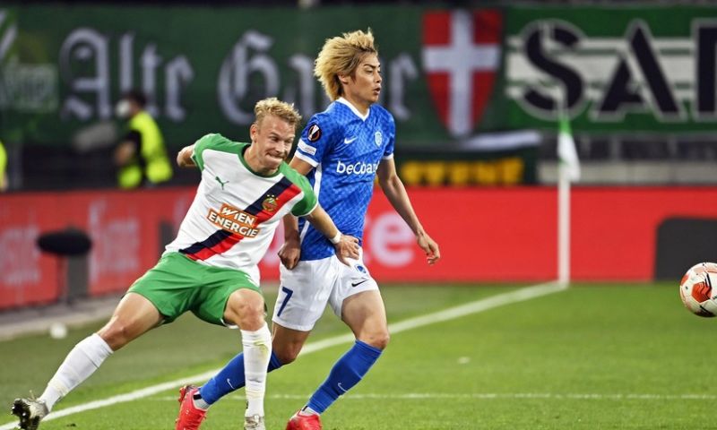 KRC Genk komt met de schrik vrij tegen Rapid Wenen, Onuachu zorgt voor delirium Afbeelding: KRC Genk komt met de schrik vrij tegen Rapid Wenen, Onuachu zorgt voor delirium
