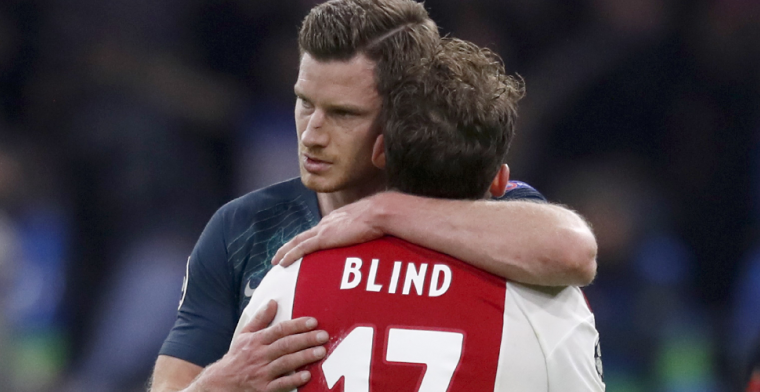 'Sprak er nog met Blind over, we worden gewoon naar linksachter gedrukt haha'