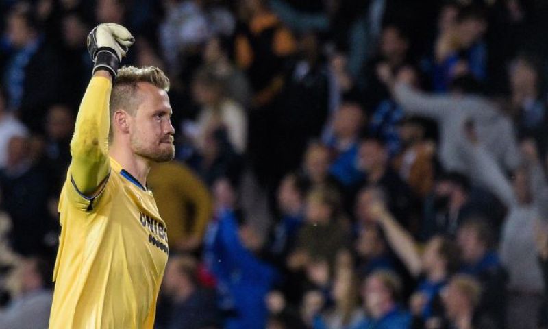 Clement looft Mignolet: Afbeelding: Clement looft Mignolet: