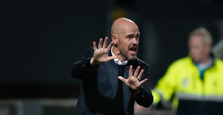 Ten Hag: 'Ik heb in de rust wel even een kritisch gesprekje met Gravenberch gehad'
