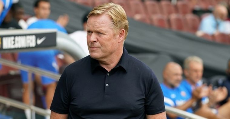 Koeman leest statement voor tijdens perspraatje en gaat niet in op vragen