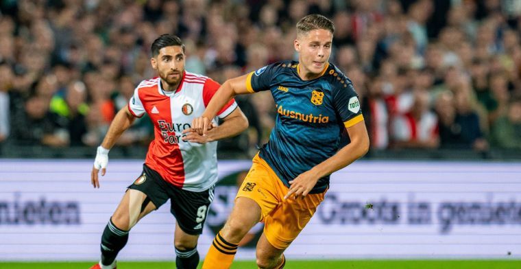 Vink onder de indruk: 'Ik denk dat Veerman makkelijk bij topclub kan spelen'