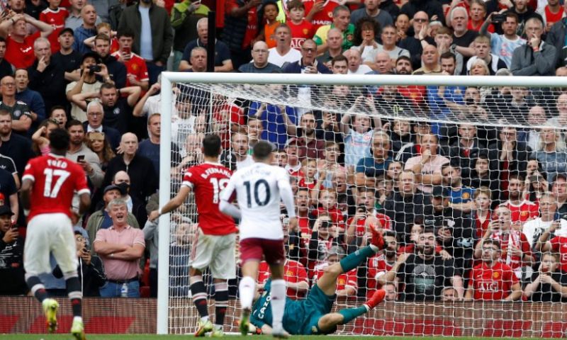 Solskjaer niet blij met Aston Villa-spelers: 'Is duidelijk dat het gewerkt heeft' Afbeelding: Solskjaer niet blij met Aston Villa-spelers: 'Is duidelijk dat het gewerkt heeft'