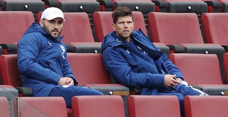 Hilariteit na Huntelaar-terugkeer: 'Moet nog aan baltempo wennen, hij is al 38 hè'