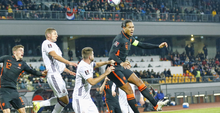 Van Dijk beseft Oranje-ontsnapping en looft Bijlow na Letland-uit
