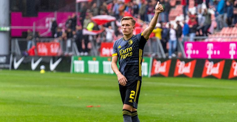Pedersen over Feyenoord-fans: 'Vinden het leuk, dus waarom zou ik ermee stoppen?'