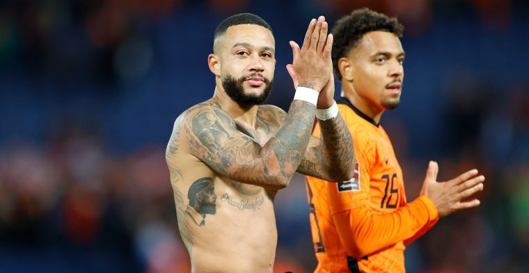 Memphis lacht na Oranje-overwinning: Zo heb ik het nog nooit meegemaakt