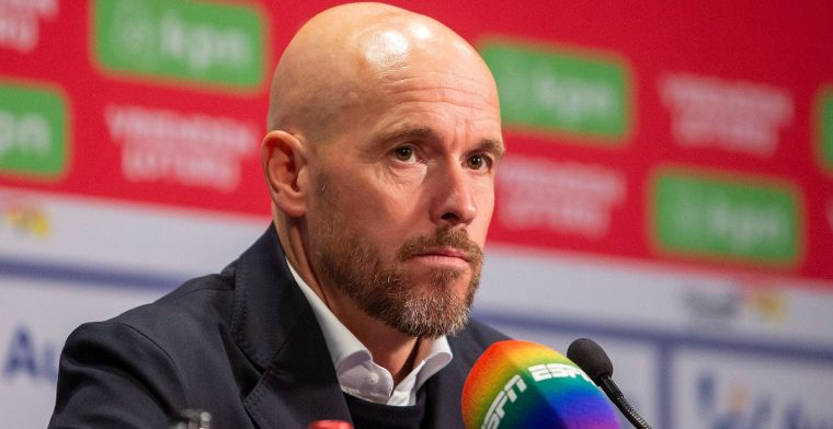 Ten Hag ziet 'drie groepen' ontstaan bij Ajax: 'Het is een verloren periode'