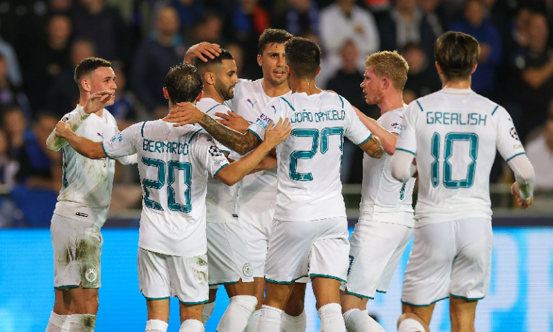 Dodelijk Manchester City maakt Club Brugge een kopje kleiner Afbeelding: Dodelijk Manchester City maakt Club Brugge een kopje kleiner