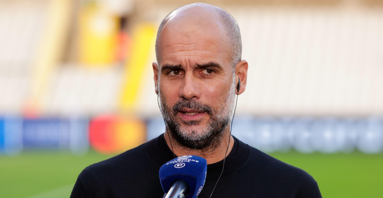 Pep Guardiola steunt in elkaar geslagen Manchester City-supporter met t-shirt