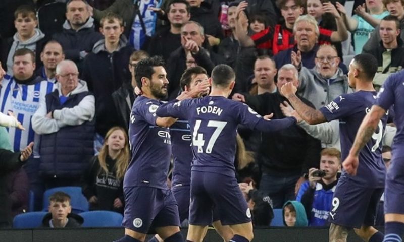 Na Club Brugge imponeert Man City ook tegen stuntploeg Brighton Afbeelding: Na Club Brugge imponeert Man City ook tegen stuntploeg Brighton