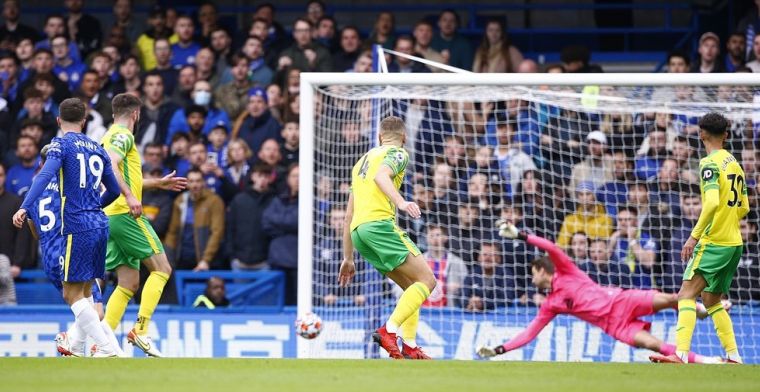 Geen Lukaku, maar Chelsea legt er zeven in het mandje tegen Norwich