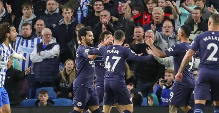 Na Club Brugge imponeert Man City ook tegen stuntploeg Brighton