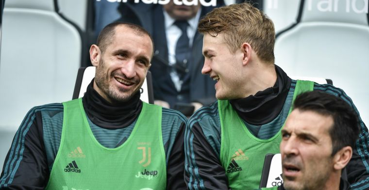 Chiellini doet De Ligt-oproep aan Raiola: 'Ik hoop dat hij het toestaat'
